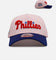 New Era Philadelphia Phillies 'Pink Crown' 9FORTY A-Frame Snapback Pink