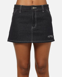 Ed Hardy Women's Steller Mini Skirt Mid Blue