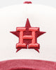 New Era Houston Astros 'Premium Corduroy Velvet' 9FORTY A-Frame Snapback Chrome White/Cardinal