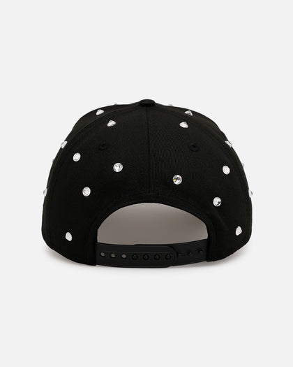 New Era Atlanta Braves 'Black Satin Hearts' 9FORTY A-Frame Snapback Black