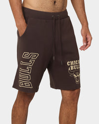 Mitchell & Ness Chicago Bulls Shorts Baroque Brown