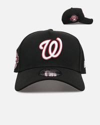 New Era Washington Nationals 'Black And Team Color' 9FORTY A-Frame Snapback Black/Official Team Color