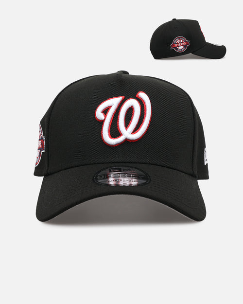 New Era Washington Nationals 'Black And Team Color' 9FORTY A-Frame Snapback Black/Official Team Color