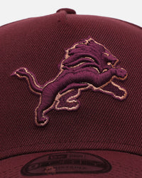 New Era Detroit Lions 'Penny' 9FORTY A-Frame Snapback Maroon