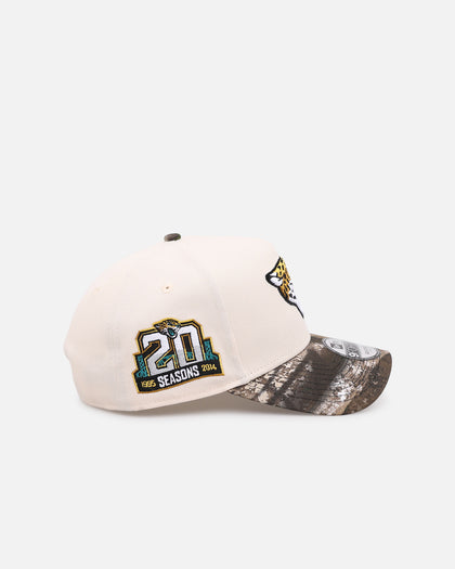 New Era Jacksonville Jaguars 'Realtree Visor' 9FORTY A-Frame Snapback Cream/Camo