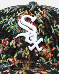 New Era Chicago White Sox 'Black Floral Tapestry' 9FORTY A-Frame Trucker Snapback Tapestry