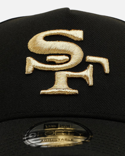 New Era San Francisco 49ers 'Black And Team Color' 9FORTY A-Frame Snapback Black/Official Team Color