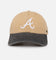 47 Brand Atlanta Braves 47 Clean Up Strapback Khaki