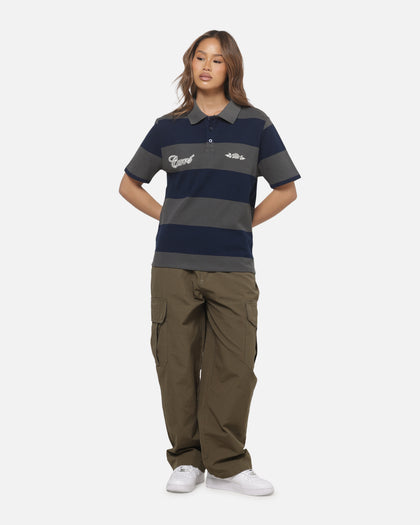 Carre Common Striped Polo Forest/Navy