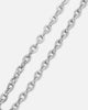 Saint Morta Onyx Octagon Pendant Chain White Gold