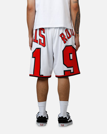 Mitchell & Ness Chicago Bulls Dennis Rodman Maxxed Out Shorts White/Red