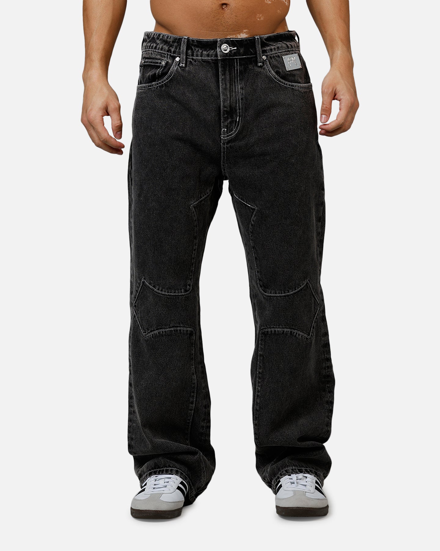 Revenge Cross Denim Pants Black | Culture Kings US