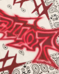 Loiter Spray Bandana White