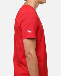 Puma X Scuderia Ferrari Race Big Shield T-Shirt Rosso Corsa