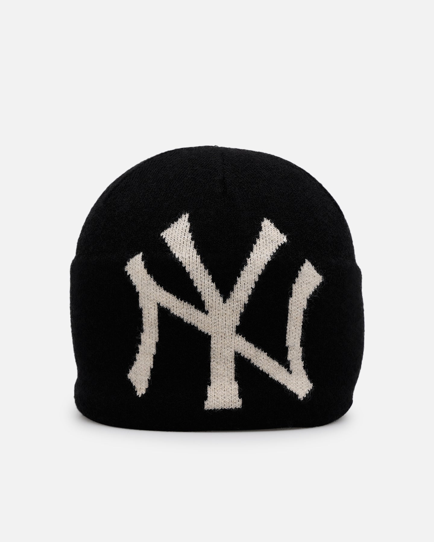 New Era New York Yankees Mega Logo Beanie Black | Culture Kings US