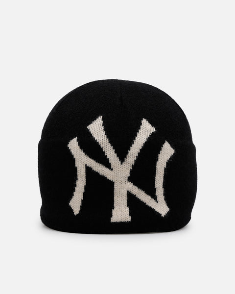 New Era New York Yankees Mega Logo Beanie Black | Culture Kings US