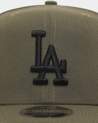 New Era Los Angeles Dodgers 'Olive Black' 9FIFTY Snapback Olive/Black