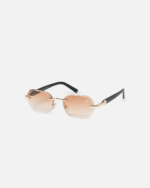 Belvoir & Co Willow Diamond Cut Sunglasses Tea/Black