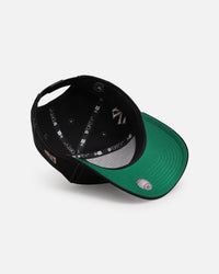 New Era New York Yankees 'Rope Script' 9FORTY A-Frame Snapback Black/White