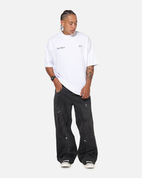 Saint Morta La Muerte Script T-Shirt White
