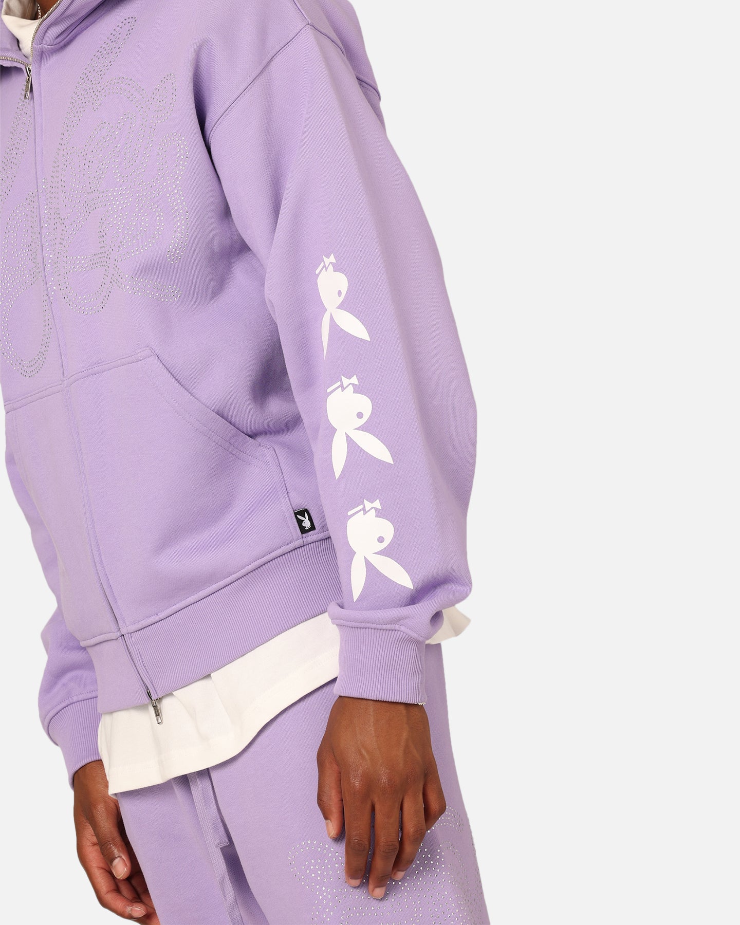 Playboy By Culture Kings Shyne Full Zip Hoodie Purple | Culture