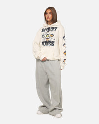 New Era New York Yankees Looney Tunes Hoodie Light Beige