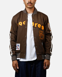 Pro Standard San Diego Padres Double Knit Jacket Brown