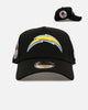 New Era Los Angeles Chargers 'Black And Team Color' 9FORTY A-Frame Snapback Black/Official Team Color