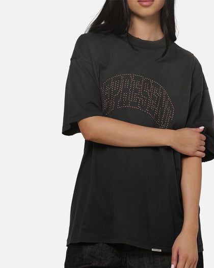 Represent Embellished Represent T-Shirt Stained Black