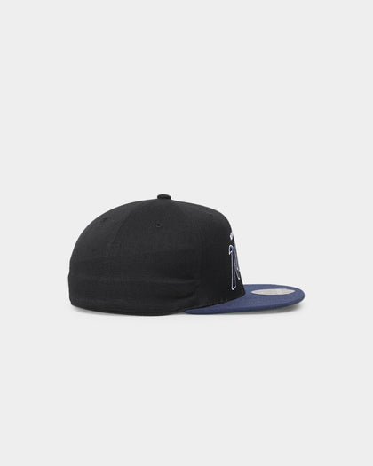 Mitchell & Ness Brooklyn Nets 'Team Script 2.0 Hardwood Classics' Fitted Black