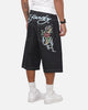 Ed Hardy Serpent Jorts Indigo