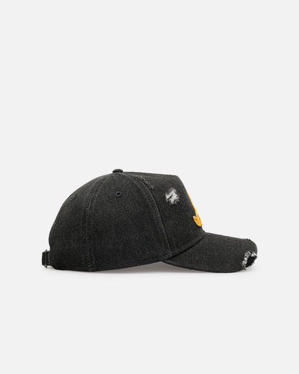 New Era Atlanta Braves 'Distressed Denim 2.0' 9FORTY A-Frame Strapback Black