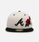 New Era Atlanta Braves 'Chrome Black Roses' 59FIFTY Fitted Chrome/Black