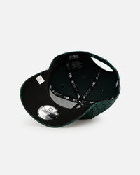 New Era Miami Heat 'Croc Skin 2.0' 9FORTY A-Frame Snapback Dark Green