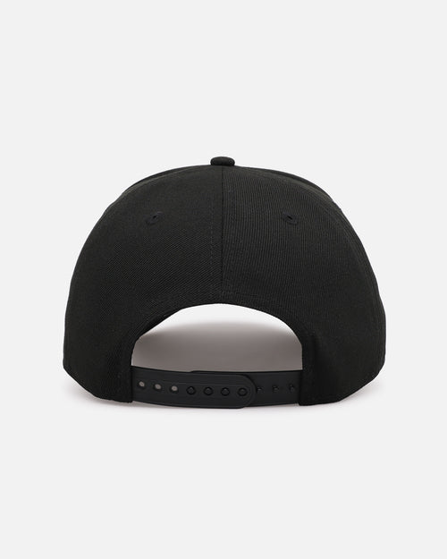 New Era Carolina Panthers 'Black on Black' 9FORTY A-Frame Snapback Black/Black