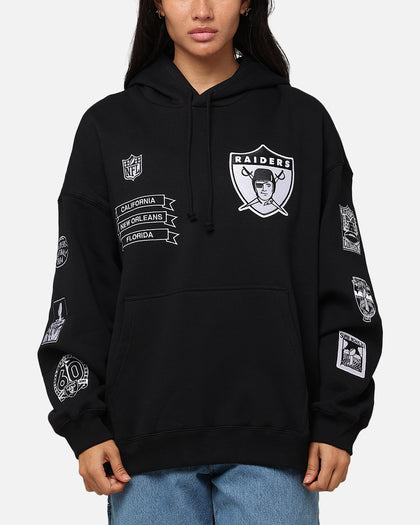 Mitchell & Ness Los Angeles Raiders History Hoodie Faded Black