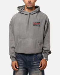 Saint Morta Forever Boxy Hoodie Washed Charcoal