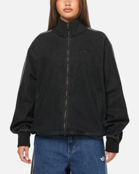 Adidas Adicolor Denim Firebird Track Top Black Denim