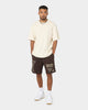 Mitchell & Ness Chicago Bulls Shorts Baroque Brown