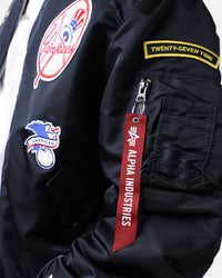 New Era X Alpha Series X MLB New York Yankees MA-1 Bomber Jacket Navy