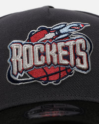 New Era Houston Rockets 'Stealth 2.0' 9FORTY A-Frame Snapback Graphite