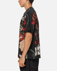 Culture Kings X WWE Shawn Michaels All Over Print T-Shirt Black