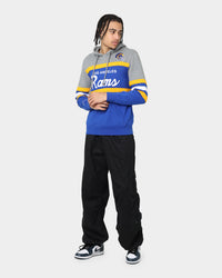 Mitchell & Ness Los Angeles Rams Head Coach Hoodie Royal/Yellow