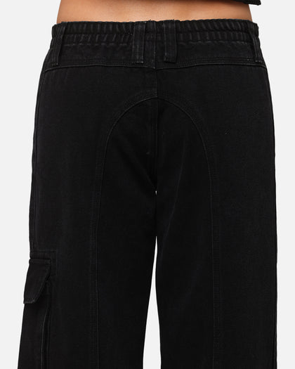 XXIII Women's Corporal Cargo Jeans Washed Black