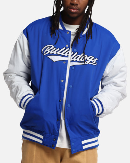 Bleacher Athletic Canterbury-Bankstown Bulldogs NRL 1908 Baseball Varsity Jacket Official Team Colour