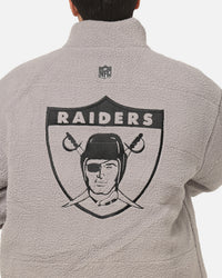 Mitchell & Ness Las Vegas Raiders Reversible Puffer Jacket Black