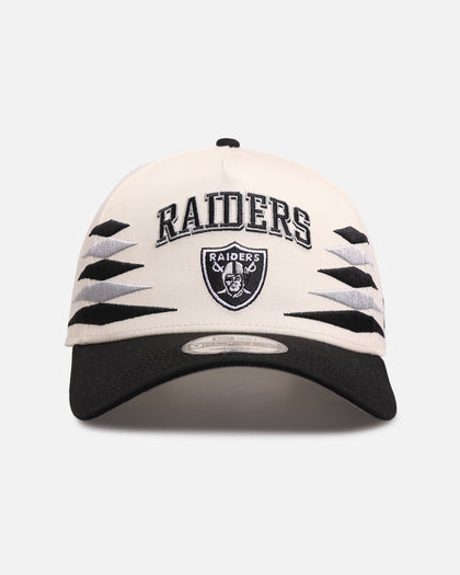 New Era Las Vegas Raiders 'Regency Crown' 9FORTY A-Frame Snapback Chrome White/Black