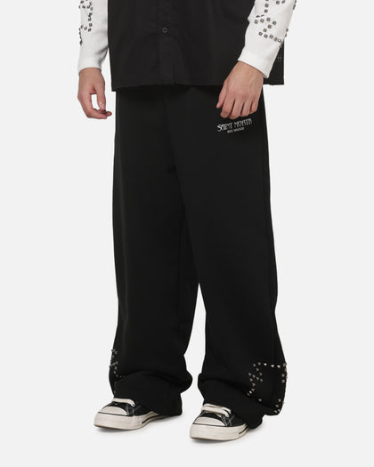 Saint Morta Marked Baggy Sweatpants Off Black