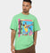 Mitchell & Ness Dennis Rodman Los Angeles Lakers Player Vibes T-Shirt Neon Green