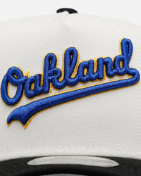 New Era Oakland Athletics 'Crossover' 9FORTY A-Frame Snapback Chrome